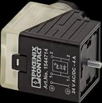 PHOE 1544714 - Ventilstecker, 3-pol, Gewindeart Kopf A, 24 V