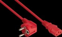KM SK0130-R100 - Netzkabel Schutzkontakt-Stecker Typ E+F, Buchse C13, 10m