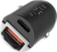 FIXCC30M-CU-BK - USB-Ladeger&auml;t 30 W, 5-20 V, 3 A, 1xUSB-C, 1x USB-A, Kfz,...