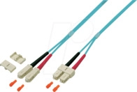 O0318.20 - Duplex Jumper SC-SC 50/125&micro;, 20 m, OM4, violett