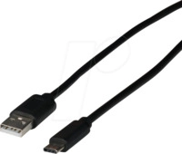 EFB USBCUSB20AK5 - USB 2.0 Kabel, A Stecker auf C Stecker, 0,5 m