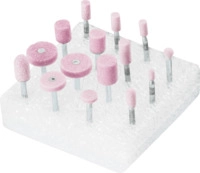 PFERD 33920231 - STEEL EDGE Schleifstift-Set 15-tlg. Schaft-&Oslash; 3 mm A80