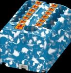 PHOE 1091672 - Verteilerblock PTFIX, 12x2,5, blau/wei&szlig;