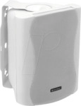 OMNI 11036715 - Passives 2-Wege-Lautsprecherpaar mit Halterung, 40 W, wei&szlig;