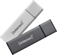 INTENSO 3521492, INTENSO 3521492 - USB-Stick, USB 2.0, 64 GB, Alu Line silber