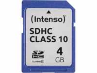 INTENSO 3411450 - SDHC-Speicherkarte 4GB, Intenso Class 10