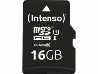 INTENSO 3423470 - MicroSDHC-Speicherkarte 16GB, Intenso Class 10, UHS-1
