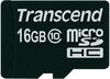 TS16GUSDC10 - MicroSDHC-Speicherkarte 16GB, Transcend, Class 10