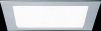 PLM 92078 - LED-Einbaupanel, 16,5 W, 4000 K, eckig, chrom
