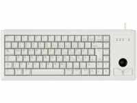 G84-4400LPBDE-0 - Tastatur, PS/2, grau, kompakt, Trackball