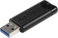 VERBATIM 49320 - USB-Stick, USB 3.0, 256 GB, PinStripe Schwarz