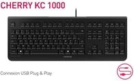 JK-0800FR-2 - Tastatur, USB, schwarz, FR-Layout