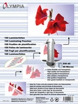 OLYMPIA 9168 - Laminierfolien, DIN A6, 80 mic, 100 St&uuml;ck