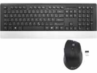 MR OS105 - Tastatur-/Maus-Kombination, Funk, schwarz/silber