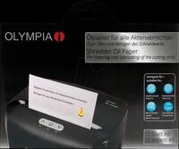 OLYMPIA 9130 - &Ouml;lpapier f&uuml;r Aktenvernichter, 12 Blatt