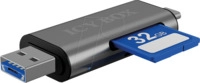 ICY IB-CR200-C - Card Reader, extern, USB 2.0, Type-C, microUSB, IB-CR200-C
