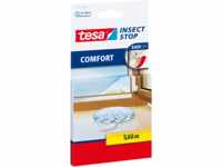 TESA 55387 - Klettband Ersatzrolle Insect Stop, 5,6 m, weiß