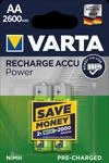 VAR R2U 2X2600 - NiMh Akku, AA (Mignon), 2600 mAh, 2er-Pack