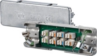 BTR 130863-E - Cat.7 Kabelverbinder, vollgeschirmtes Metallgeh.
