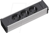 BACH 333.1007 - Steckdoseneinheit CONI 3x Strom