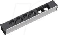 BACH 912.007 - Steckdoseneinheit CONI 4x Strom, 2x Custom