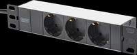 DIGITUS DN-95411 - 10" Steckdosenleiste, 1HE, 3-fach