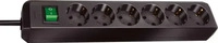 BRENNENSTUHL 1159500, BRENNENSTUHL EL 6-FACH MS-SW - Steckdosenleiste, 6-fach, 1,5 m,