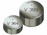 VARTA 361 - Silberoxid-Knopfzelle, V 361, 18 mAh, 7,9 x 2,1 mm