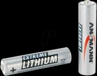 ANS LI 2XAAA - Lithium Batterie, AAA (Micro), 1200 mAh, 2er-Pack