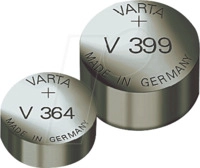 VARTA 379 - Silberoxid-Knopfzelle, V 379, 14 mAh, 5,8 x 2,2 mm