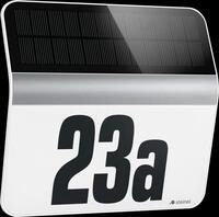 STEINEL 007140 - Solarleuchte XSolar LH-N Edelstahl, Hausnummernleuchte