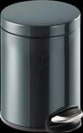 DURABLE 341058 - Abfallbeh&auml;lter mit Tritt, 5 l, metall, anthrazit