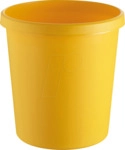 HELIT H61058-18 - Papierkorb 18 Liter, gelb
