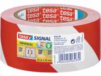 TESA 58134 - Klebeband tesa® Signal Universal, 66 m x 50 mm, rot/weiß