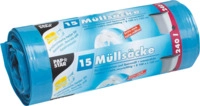 PAPSTAR 12129 - PAPSTAR M&uuml;llbeutel, CleanUp 15 Stk, 240 Liter