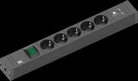 BACH 420.0021 - Steckdosenleiste CONNECT LINE, Typ F - CEE 7/3, 5-fach