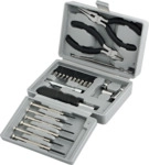 LOGILINK WZ0023 - Werkzeugsatz, Zangen, Schraubendreher, Feinmechaniker, 25-teilig