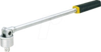 PROXXON 23090 - Gelenkratsche, Knarre, 1/2&rdquo;, mit extralangem Griff