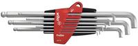 WIHA 35481 - Stiftschl&uuml;ssel Set im ProStar Halter, Sechskant-Kugelkopf, 10-tl