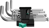 WERA 05133163001 - Stiftschl&uuml;sselsatz, Innensechskant, 1,5-10, 9-teilig, kurz
