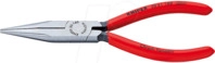 KN 30 21 140 - Flachrundzange, Langbeckzange, 140 mm
