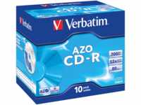 VERBATIM 43327 - CD-R AZO, 700 MB, 52x, 10er Pack Jewel Case