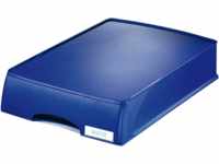 LEITZ 52100035 - Briefkorb A4 Plus mit Schublade, blau