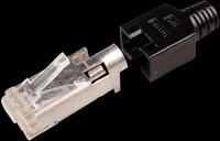 HIROSE SW - RJ45 Hirose Stecker Cat-5e, TM11, schwarz