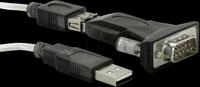 DELOCK 61425 - USB 2.0 Konverter, A Stecker auf RS-232