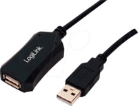 LOGILINK UA0001A - USB 2.0 Kabel, A Stecker auf Buchse, 5 m