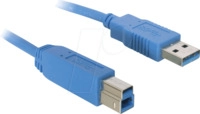 DELOCK 82580 - USB 5 Gb/s Kabel, A Stecker auf B Stecker, 1 m
