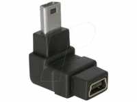 DELOCK 65097 - USB Mini B Stecker auf USB Mini B Buchse 90°gewinkelt