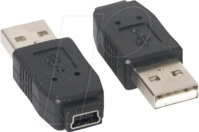 COM 950 - USB Adapter, A Stecker auf USB Mini Buchse