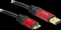 DELOCK 82763 - USB 5 Gb/s Kabel, A Stecker auf Micro B Stecker, 5 m